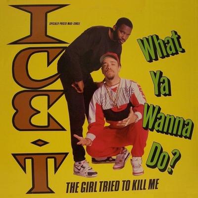 12-дюймовая пластинка ICE-T - Что ты хочешь делать? 214450,021445 Sire 1990 США Рэп и хип-хоп/R&B Б/у
