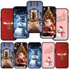 Чехол для Samsung Galaxy S25 S24 S23 iPhone 16 15 Xiaomi Redmi Note 14 13 12 16E X Pro Max OPPO Moto Huawei Подарок Санта-Клауса Рождественский чехол с изображением оленя