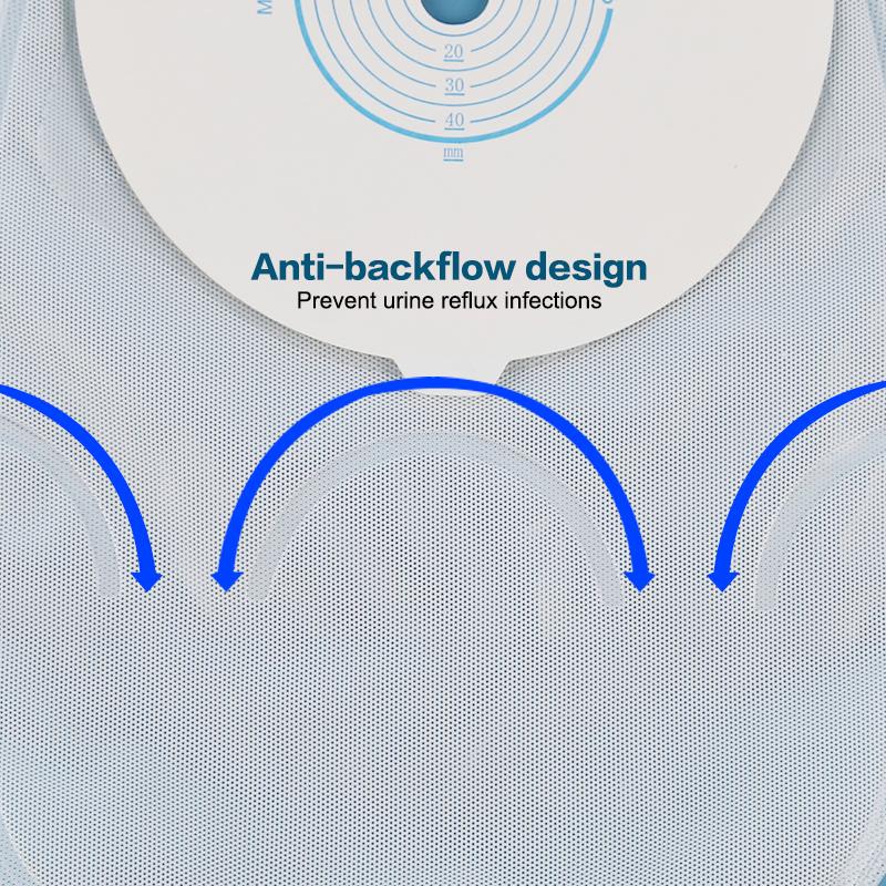 10Pcs/Box Adult Urostomy Bags Comfortable No-Leak Stoma Urine Collection Bag Colostomy Bag Supplies for Stoma Care