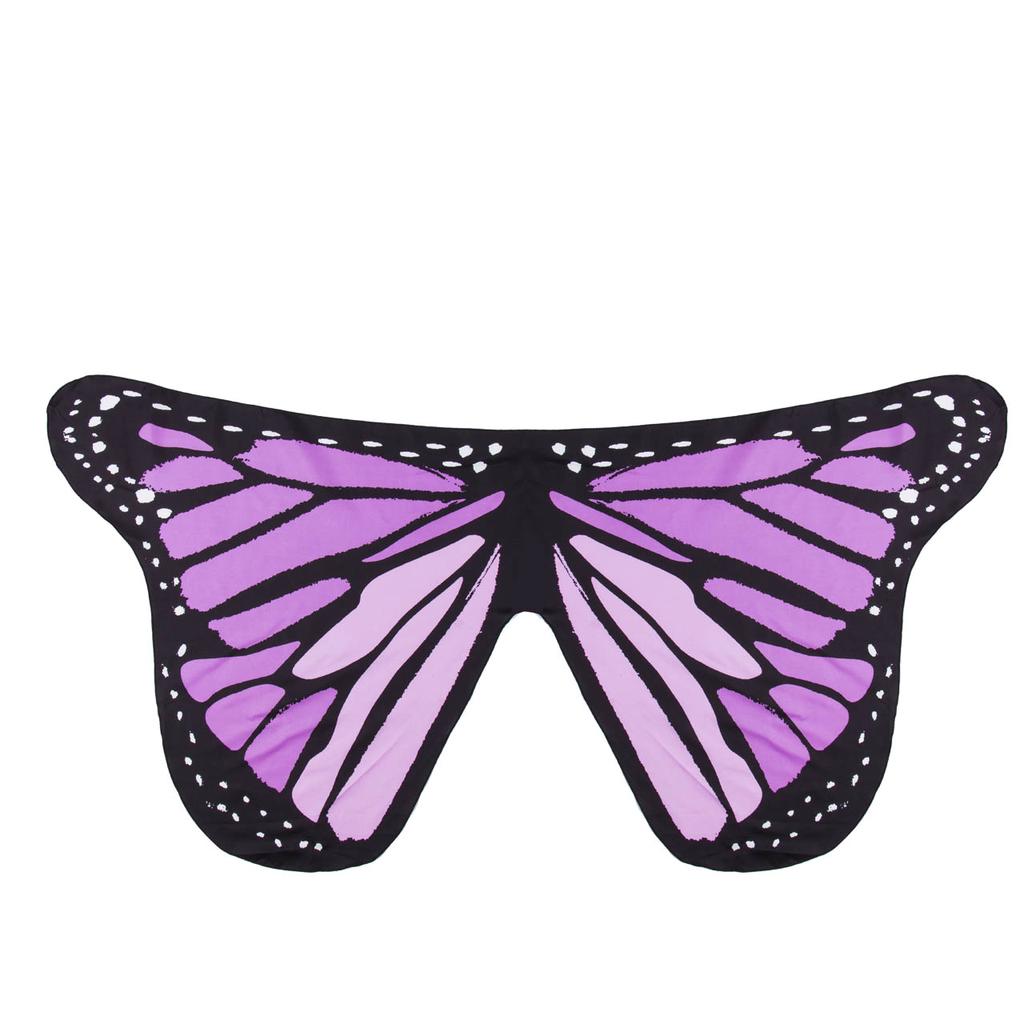 Wings Fairy Ladies Nymph Pixie Costume Accessory Colorful Soft Fabric Butterfly Wraps Pashmina MIT