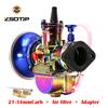 ZSDTRP 1 Комплект Универсальный 21 24 26 28 30 32 34 2-тактный 4-тактный Для Карбюратора PWK Мотоцикла Карбюратор С Адаптером Воздушного Фильтра Для 75-250 куб. см