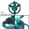 Насадка для разбрызгивания, вращающаяся на 360°, автоматическая, распыляющая воду, садовый газон, автоматический разбрызгиватель, полив сада, ирригационные принадлежности
