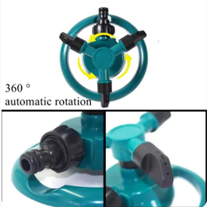 Насадка для разбрызгивания, вращающаяся на 360°, автоматическая, распыляющая воду, садовый газон, автоматический разбрызгиватель, полив сада, ирригационные принадлежности