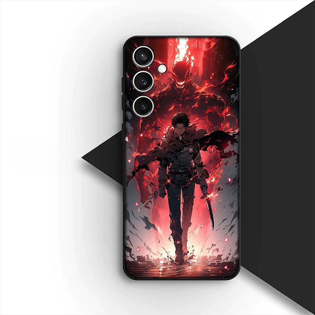 Чехол-обои Attack on titan levi для Samsung Galaxy S22 S21 S20 FE Ultra Plus A07 A15 A16 A17 A25 A37 A57 + Чехол для телефона