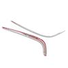 Chrome Front Fog Light Eyebrow Frame Cover Trim For -2024 Mazda 3 Sedan 2pcs