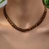 A Leopard Print Simple Exaggerated Retro Luxury Fashion Necklace