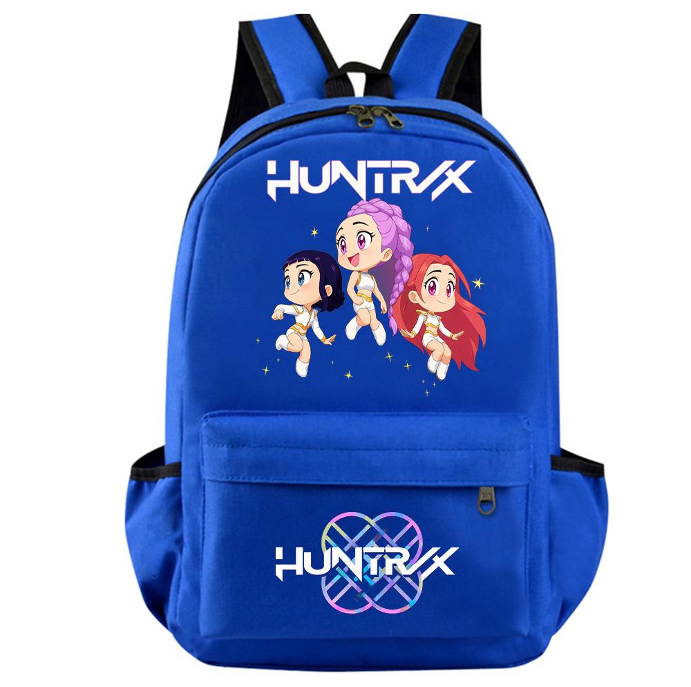 Anime Cartoon K-Pop Demon Hunters Printed Backpack for Teenager Student Girl Boy Bookbag Schoolbag Women Large Capacity Waterproof Travel Bag Gift