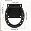 Iron Horse Tie Down Ring Solid Horse Hitching Ring Horse Supplies Horse Safety Tie Ring  Stall