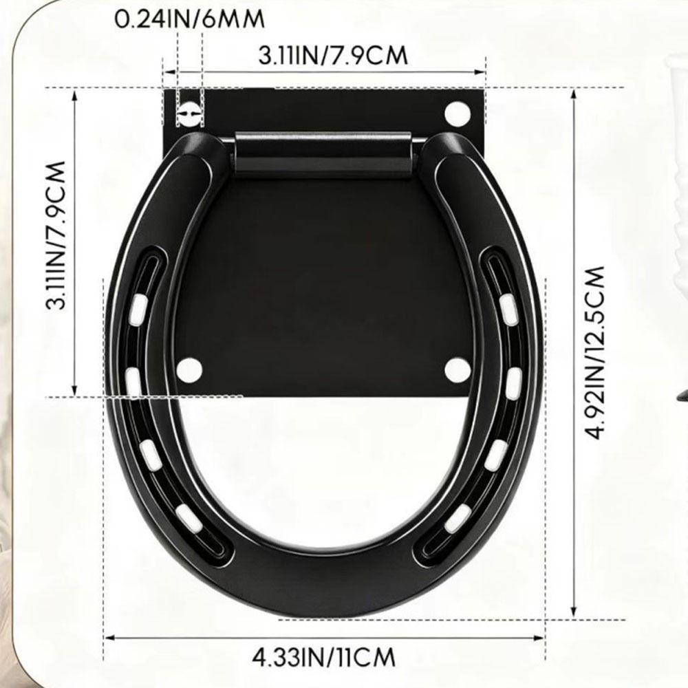 Iron Horse Tie Down Ring Solid Horse Hitching Ring Horse Supplies Horse Safety Tie Ring Stall