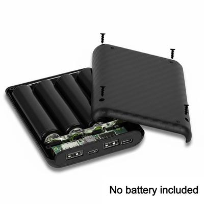 1 шт. 4-слотовый корпус для зарядки аккумуляторов, Power Bank, корпус зарядного устройства, корпус блока питания, электроинструмент