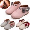 Timeless Fashion Leather Moccasins For Toddler Baby Girls With Bowknot Accent