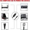 Кабель-коннектор WiFi to Power Bank 5.5*2.1мм DC 5В на 9/12В USB Кабель Повышающий преобразователь для WiFi устройств