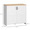 Kitchen Buffet Storage Cabinet With 2 Doors And 2 Adjustable Shelves 90 X 39.5 X 88 Cm