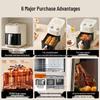 Joyoung 5.5L Visible Window Air Fryer CN plug (adapter included)