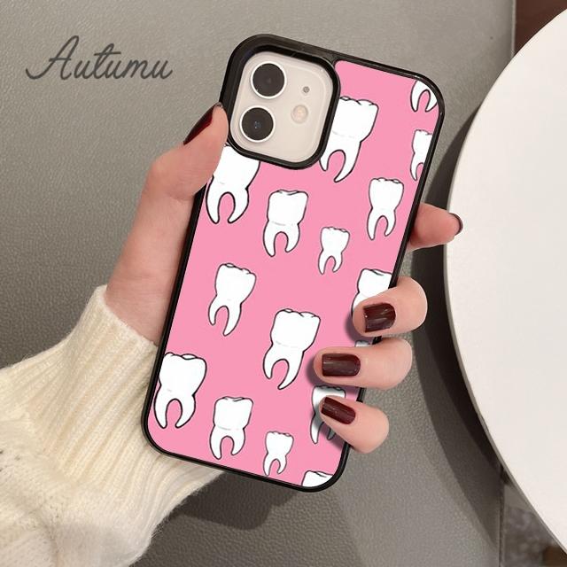 Чехол для телефона «Стоматолог с коронованными зубами» для iPhone 11 12 13 14 Pro Max mini X XR XS SE 2020 6S 7 8 Plus Galaxy S21 S22
