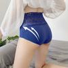Women Underpants High Waist Solid Color Quick-drying Slim Anti-shrink Shaping Lace Tight Waist Tummy Control Women