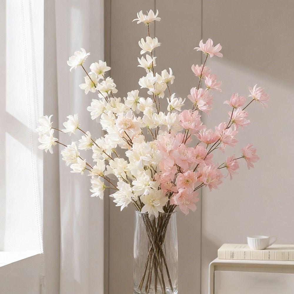 Artificial Design Fake Flowers Fake Material Flower Bouquets  Garden Decor