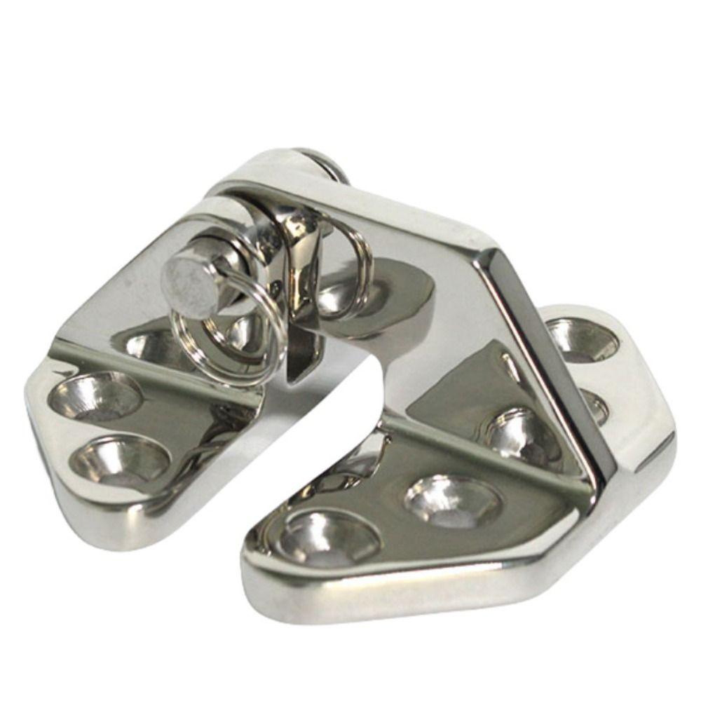 Shaped Strap Strap Hinge Heavy-Duty Stainless Steel Hinge Ship Accessory Boat Hinge RV