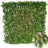Simulated Fence, Leaf Fence, Balcony Decoration, Green Plant Courtyard, Artificial Fence, Garden Obstruction, Fence Net