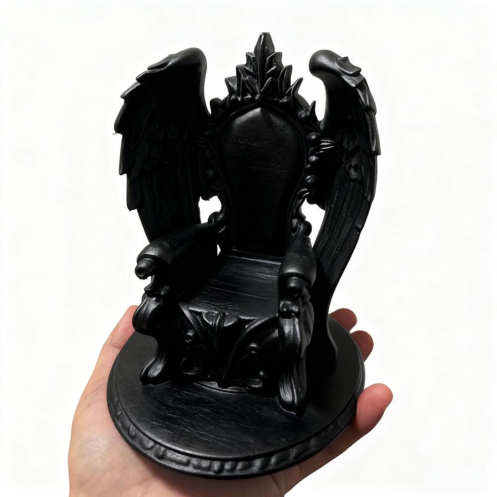 3D-печатный Трон Ангелов с Крыльями для Кук BJD Масштаба 1/12 Домашние Аксессуары Эстетичный Декор Комнаты