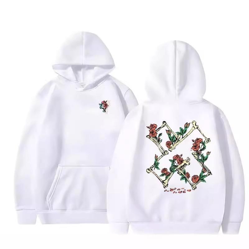 Толстовка с капюшоном Proteus Boy с принтом роз и бабочек весна-осень свободный топ мужские и женские флисовые толстовки и свитшоты унисекс