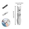 Professional large-opening nail clippers, exquisitely crafted slanted and flat nail clippers splash-proof high-quality nail care