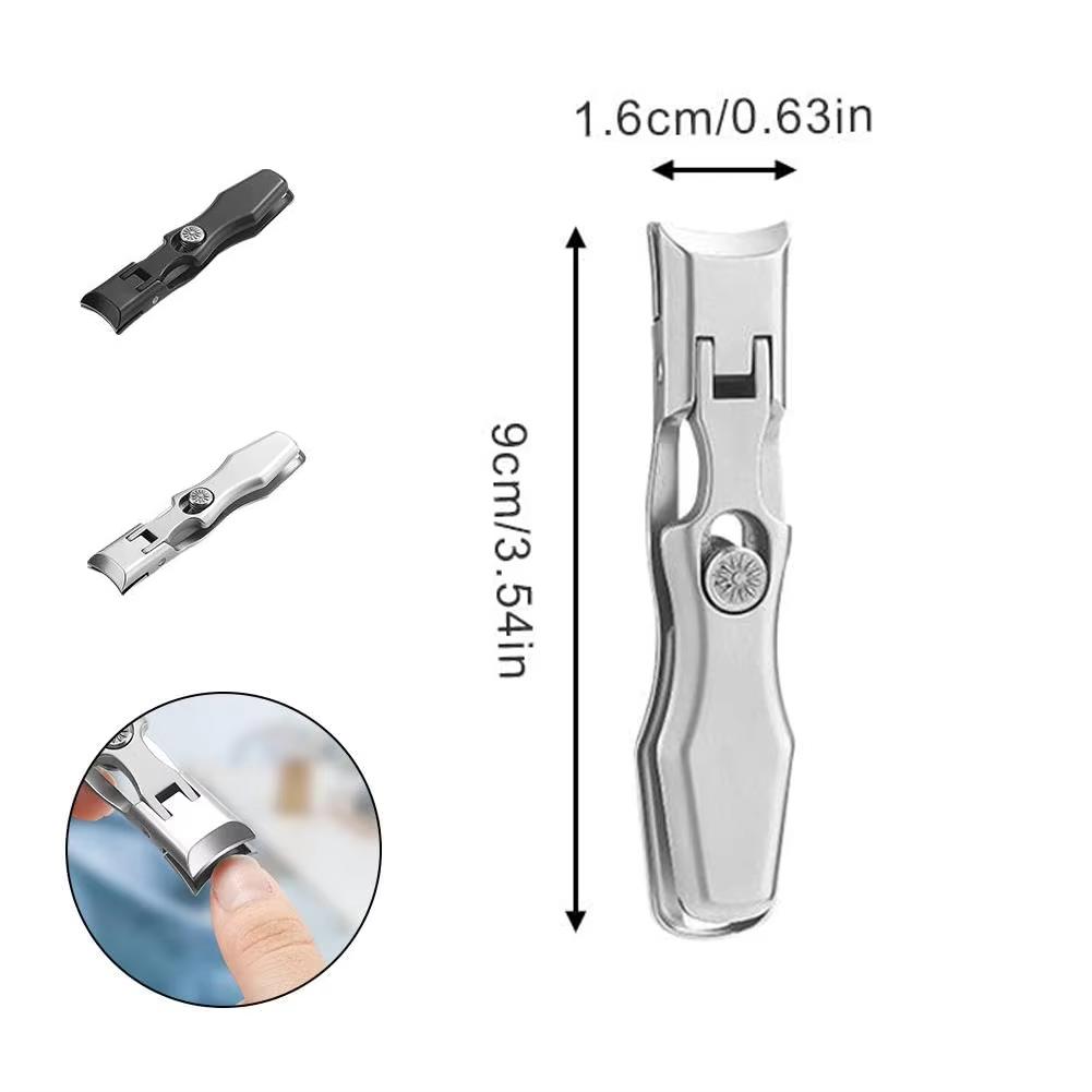 Professional large-opening nail clippers, exquisitely crafted slanted and flat nail clippers splash-proof high-quality nail care