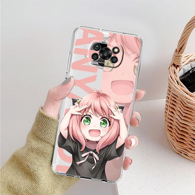 SPY X FAMLY прозрачный чехол для Xiaomi Mi Poco X3 NFC M3 Pro F3 F1 11 Lite 12 Redmi Note 10 9S 8 7 9 мягкий чехол для телефона