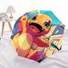 1 шт. Зонт-автомат Pokemon Charmander - Компактный, 8 ребер, Прочный пластик и железо, Легкий для уличного ежедневного использования, a0929216