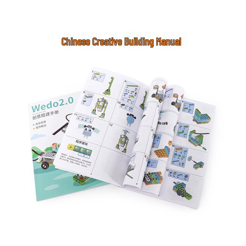 Программируемый робот Wedo2.0, совместимый с Lego 45300: Образовательные инструменты и основной блок