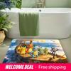 Pokemon Sailboat Adventure Print Doormat Non-Slip Absorbent Floor Mat for Indoor Entrance Home Decor