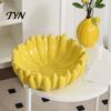 Керамическая фруктовница, Банановая миска, Ручная роспись, Устойчивое основание, Декоративный поднос для закусок, Вместительный органайзер для кухонного обеденного стола