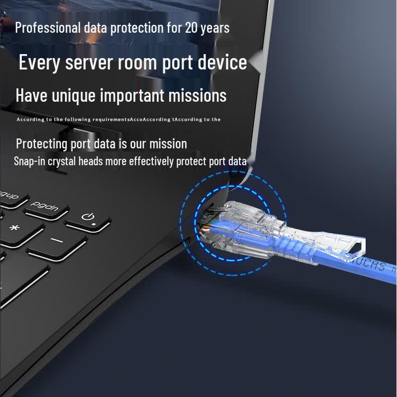 AUCAS Anti-Pull Security Lock RJ45 Connectors