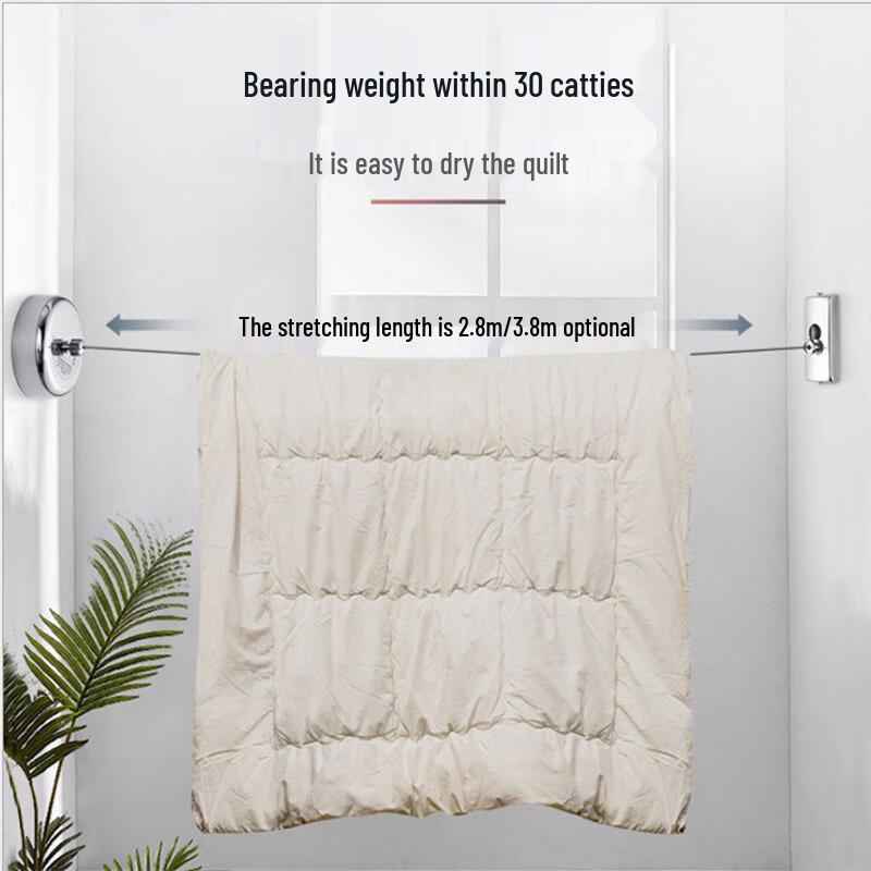 Yang An Retractable Stainless Steel Clothesline