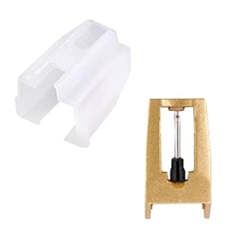 Игла для проигрывателя, сменные стилусы, игла для проигрывателя, игла для фонографа со щеткой для чистки для виниловых пластинок