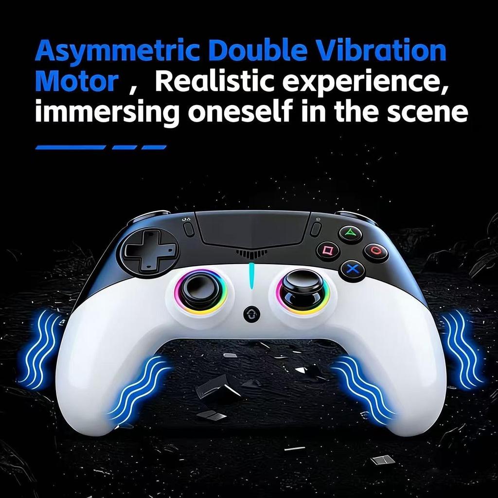 Игровой контроллер Bluetooth для PS5 2025 года: RGB-подсветка, Макропрограммирование, Встроенный микрофон