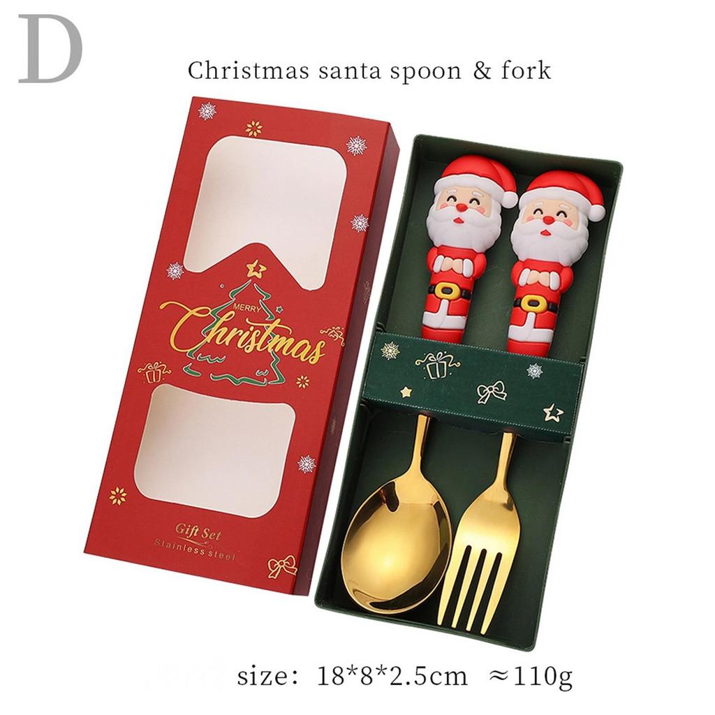 Рождественский набор ложки и вилки