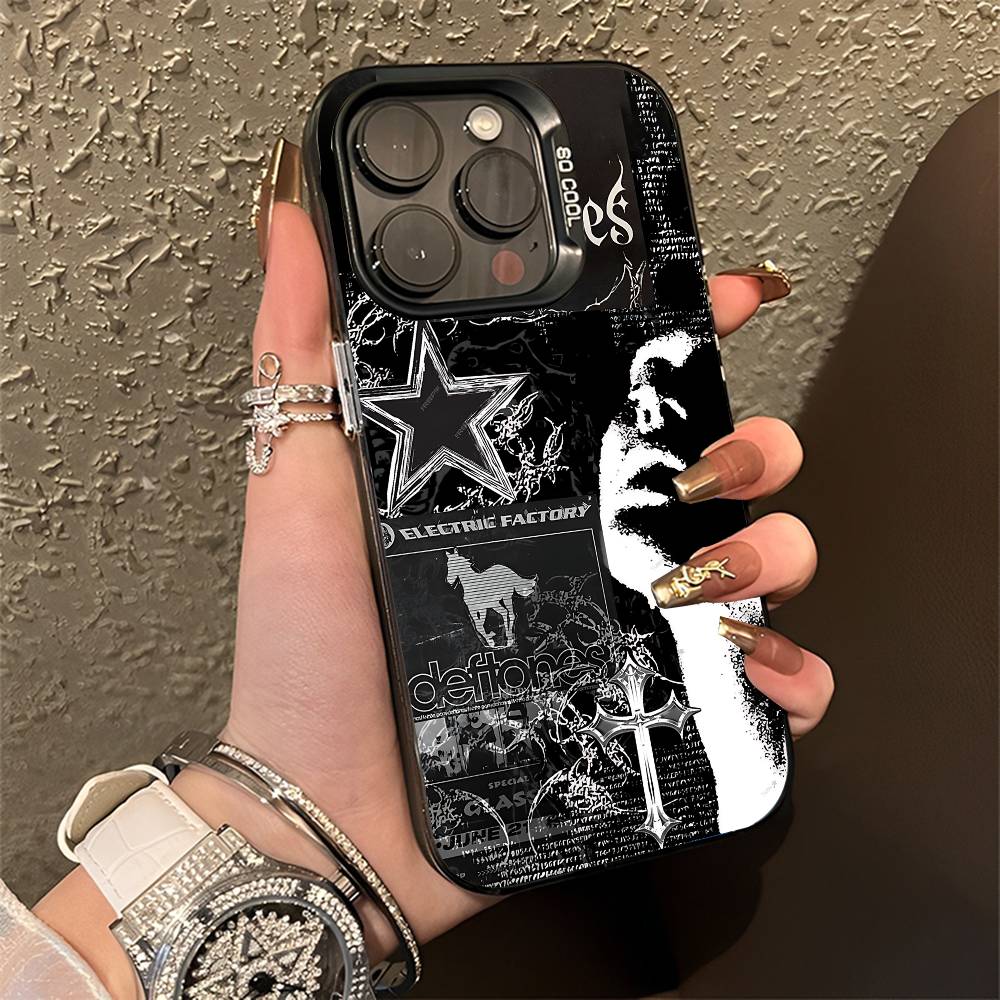 Чехол для телефона Deftones cybersigilism Для iPhone 15,16,12,14,13,17,11,E,Pro,Max,Plus,Air,Mini Черный ТПУ Чехол