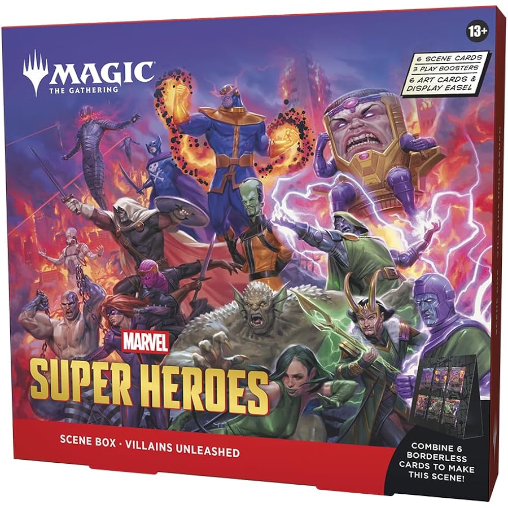 Магия: Сбор | Marvel Super Heroes Scene Box «Злодеи на свободе» Английский MTG Treca Wizar...