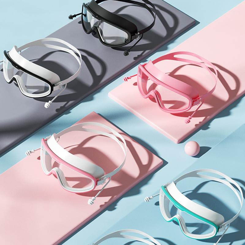 Водонепроницаемые и противотуманные очки для дайвинга с большой оправой, очки для взрослых