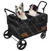 Double Door Isolation Upgraded Pet Stroller Large Dog for Outdoor Travel Portable Foldable Elderly Disabled Dog Outdoor Stroller