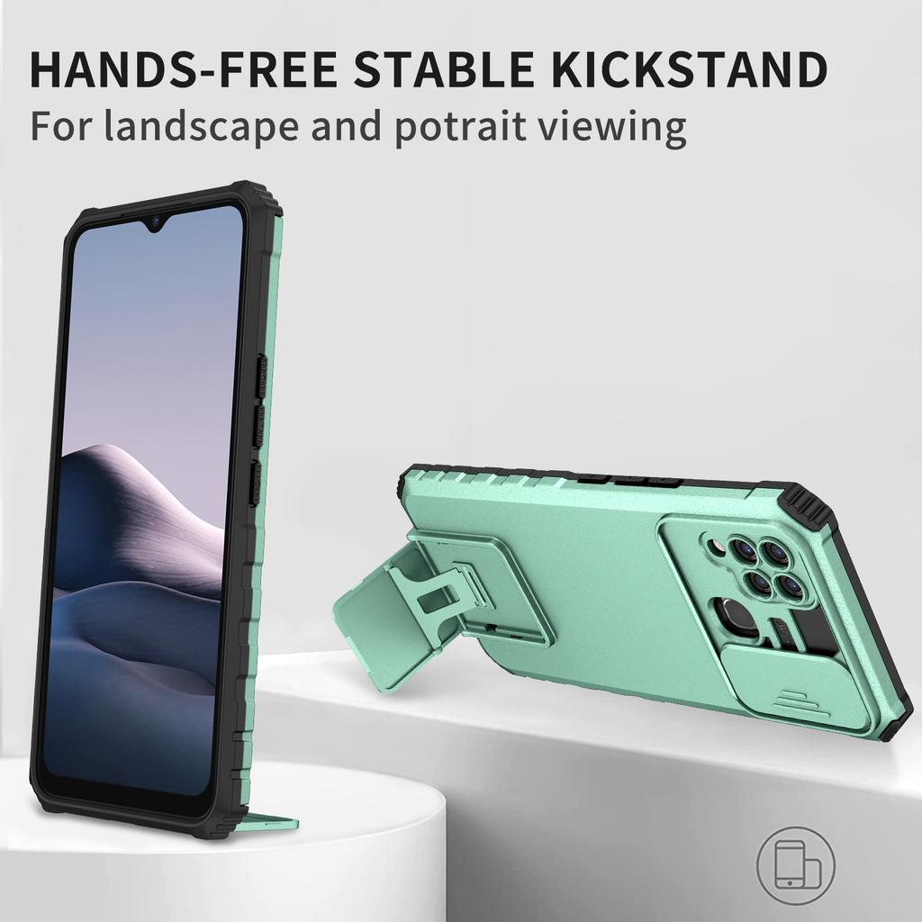 Противоударный чехол для VIVO Y95 Y93 Y91i Y91C Y76S Y72 Y53S 5G слайдер камера объектив защита подставка телефон чехол для Y50 Y30 Y20S Y20i