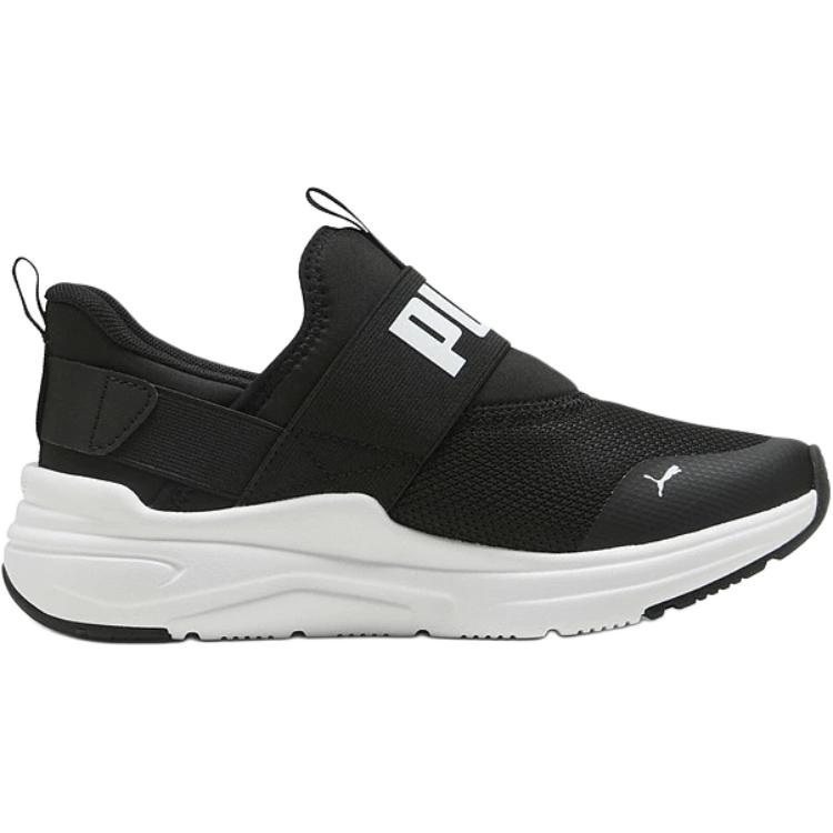 Puma Softride Wired 2 Ease In Jr Удобные Универсальные Прочные Низкие Детские Кроссовки Детские кроссовки Черный 402831-01