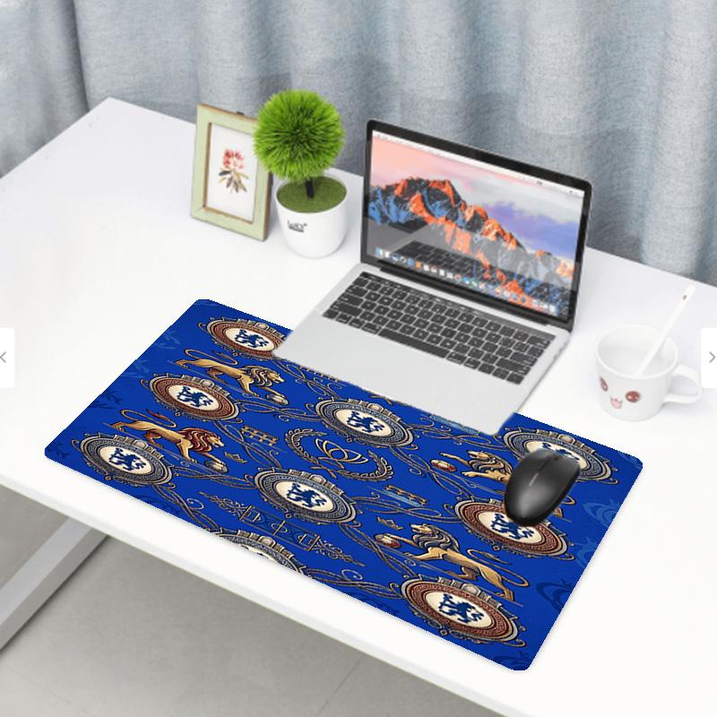 Коврик для мыши с принтом Футбольного клуба «Челси», Противоскользящий коврик для настольного компьютера и клавиатуры, для ПК, ноутбука, игр, работы, повседневного использования, Крутой подарок-сюрприз на фестиваль