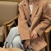 Daily Commuter Suit Short Double-sided Wool Coat Coat Autumn and Winter Loose Women's Character Pattern