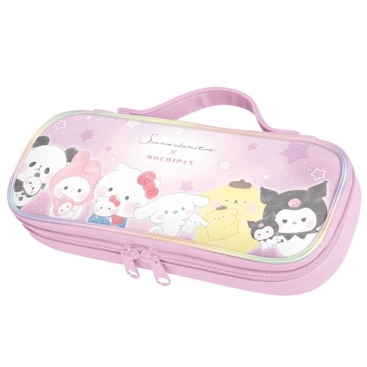 Kamio Japan Персонажи Sanrio x Mochimochi Panda Круглый пенал на молнии nui party Пенал Пенал Пенал Пенал Школьный Вход Новый