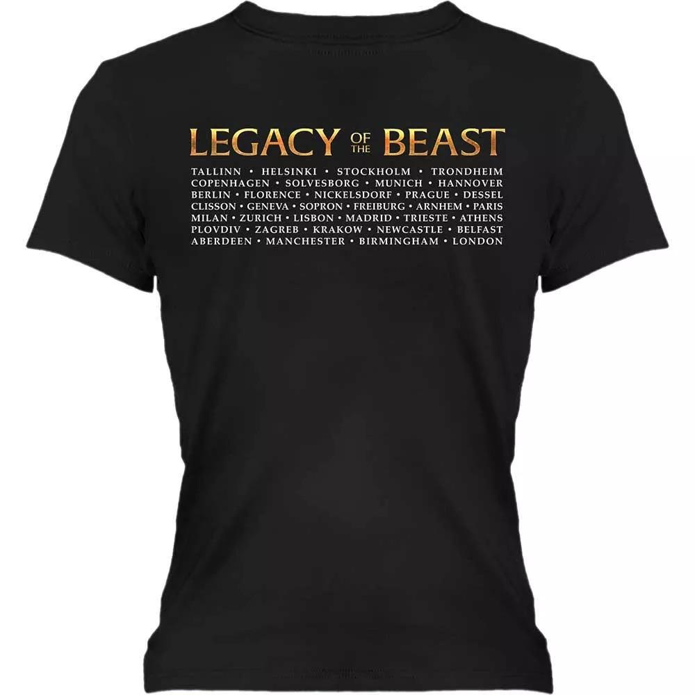 Iron Maiden Женская/дамская футболка Legacy Of The Beast Tour