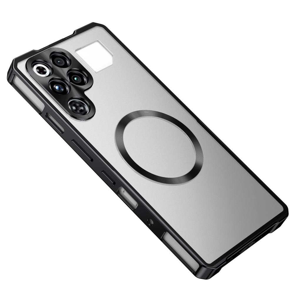 For ZTE nubia RedMagic 11 Pro 5G/11 Pro+ 5G Magnetic Case Hard PC Metal Frame Frosted Phone Back Cover