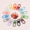 Yogodlns Мини карабины-брелоки из алюминиевого сплава случайных конфетных цветов - 10/50 шт.