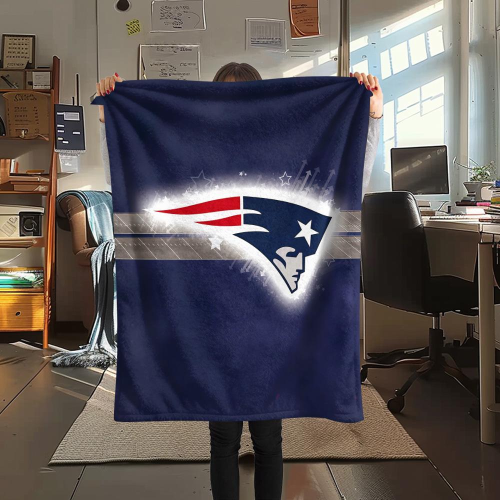 New England Patriots2 Flannel Blanket, High quality Comfortable for All Seasons, Home Decor, Warmth and Comfort